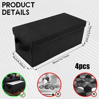 2/3/4Pcs DVD Storage Box Nonwoven Fabric CD Organizer Case with Lid Dustproof Disc Holder Box Foldable CD Storage Container New 2