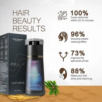 5 couleurs teinture pour cheveux shampooing noir colorant pour cheveux shampooing crème colorant instantané shampooing hommes femmes hydratant et réparateur de cheveux 2
