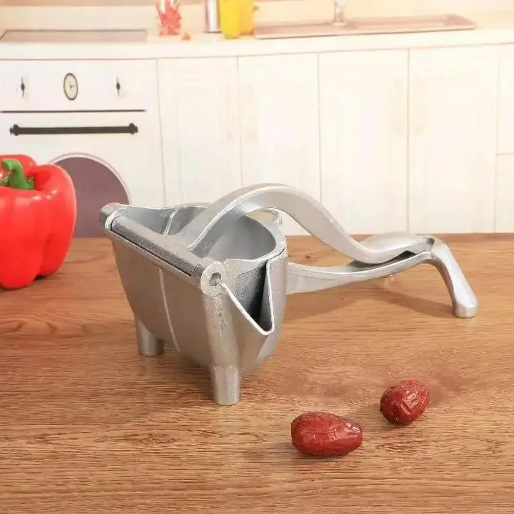 Exprimidor manual de frutas resistente de acero inoxidable_voghion.com