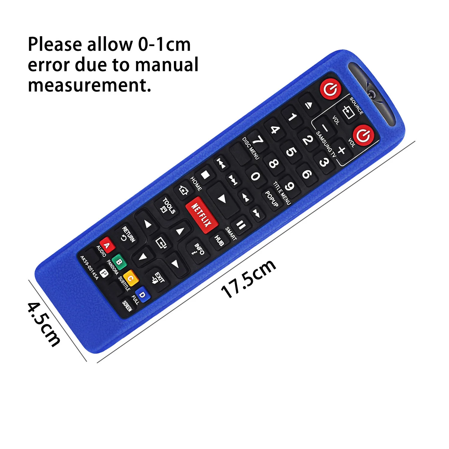 Full Coverd Protective Case for Samsung TV AA59-00816A 00611A 752A BN59-01199F Remote Control Silicone Anti-skip Waterproof