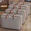 2025 New Storage Box Large Capacity Portable Household Clothes Organizer with Handles Dustproof Foldable Travel Bag 1