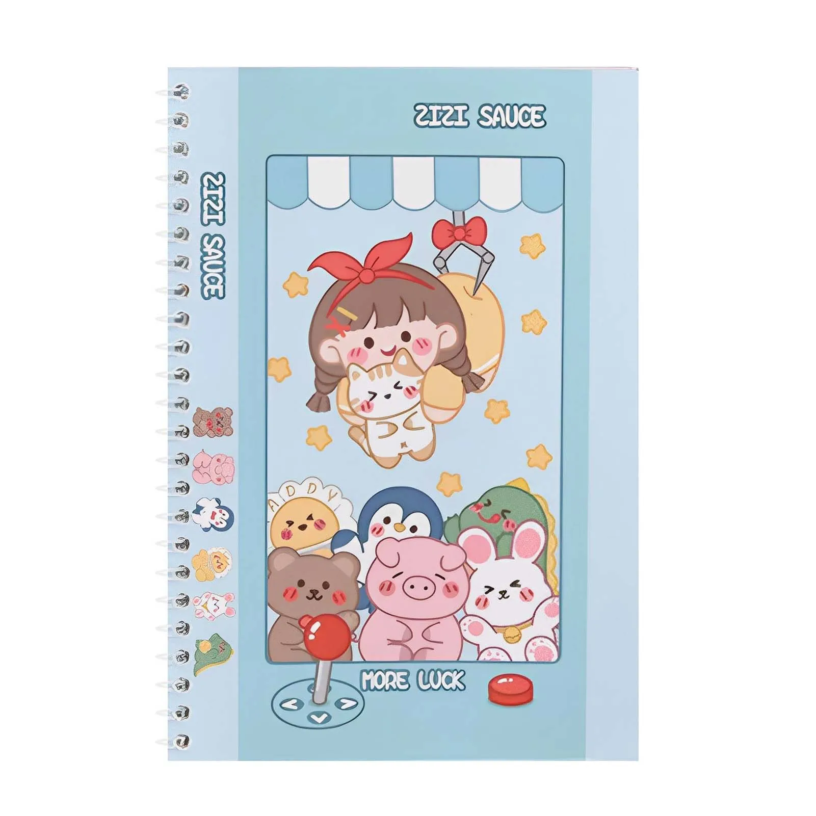 Versatile Sticker Collecting Album with PU Leather Cover - 40 Reusable Sheets for DIY Scrapbooking & Stickers Organizing