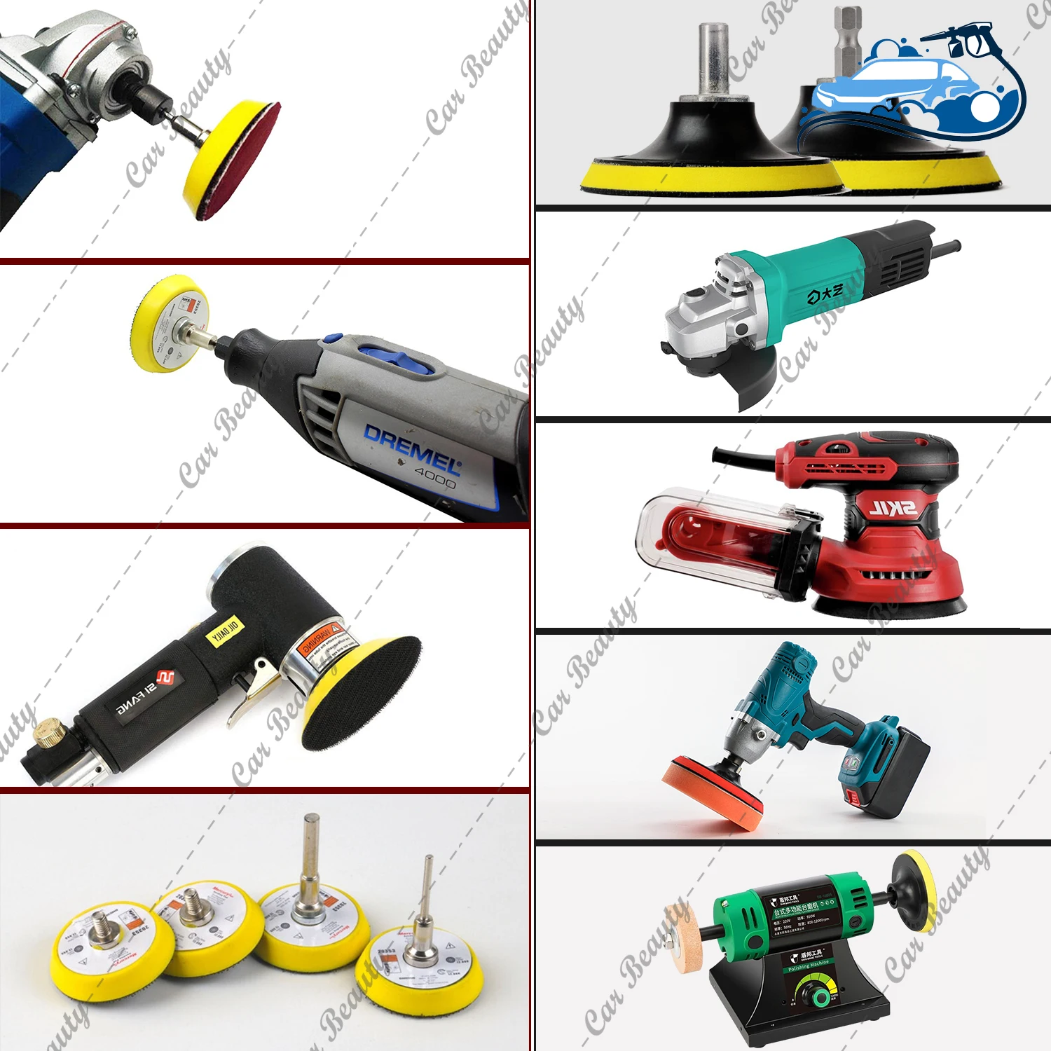 Hex Connecting Adapter Thread Conversion Rod M3 M6 M10 M14 Electric Drill Angle Grinder Screw for Backing Pad Polishing Disc