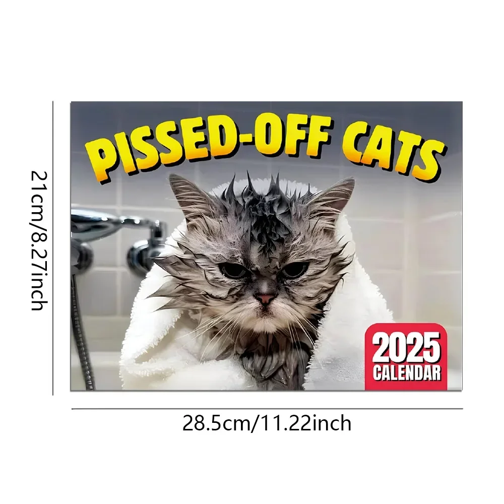 Calendario De Gato Azul Ruso 2025: Calendario De Pared Mensual Con Notas, Tamaño A4 Colgante, Incluye Fechas Y Días Festivos Clave Del Reino Unido Y EE. UU. - España