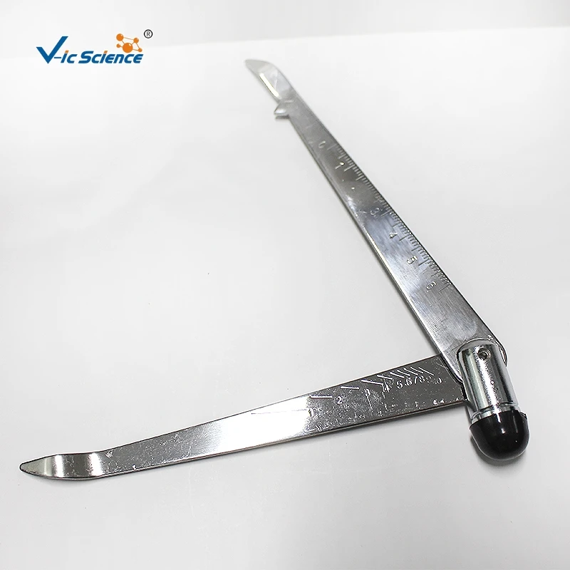 

Graduated Stainless Steel Percussion Hammer for Knee Jerk Reflex Multifunctional Caliper Clamping Hammer Striking Hamme