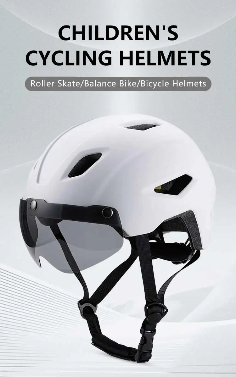 Description Picture 3 of itemEastinear's New Children's Bicycle Helmet Children's Sports Safety Riding Removable Magnetic Lens Helmet Protective Gear