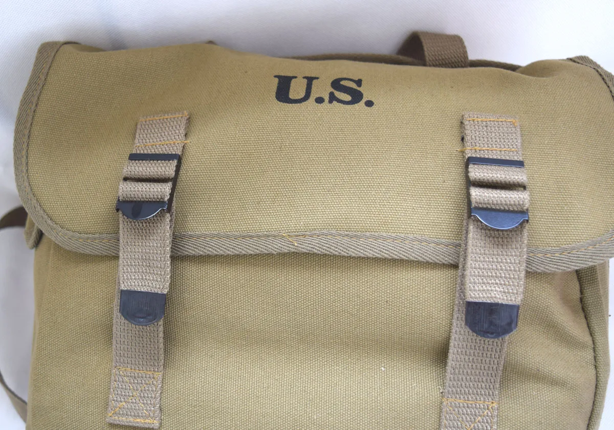 Réplica de WWII US M1936 M36 Musette Field Bag Back Pack Haversack