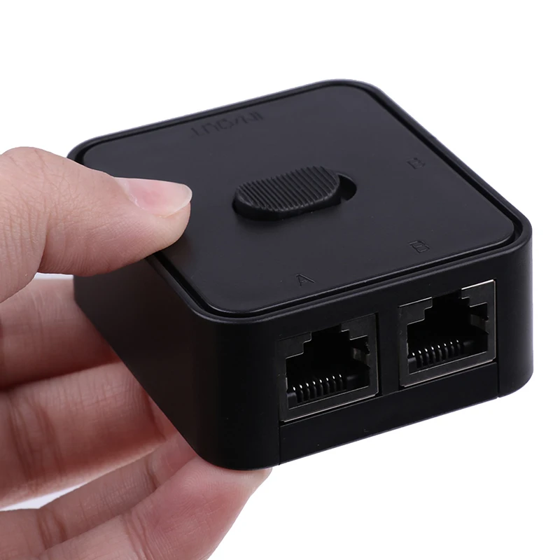 새로운 2 포트 기가비트 네트워크 스위처 고성능 Lan 이더넷 스마트 스위치, 1000Mbps RJ45 내부 외부 인터넷 분배기
