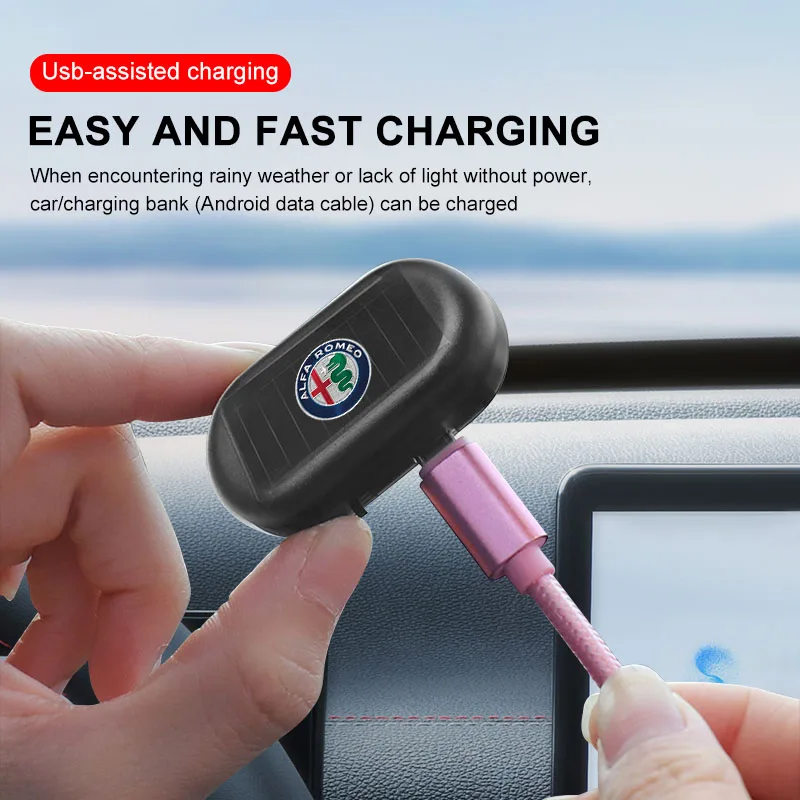 Alfa Romeo Anti-Diefstal LED Alarm - Sfeerimpressie interieur