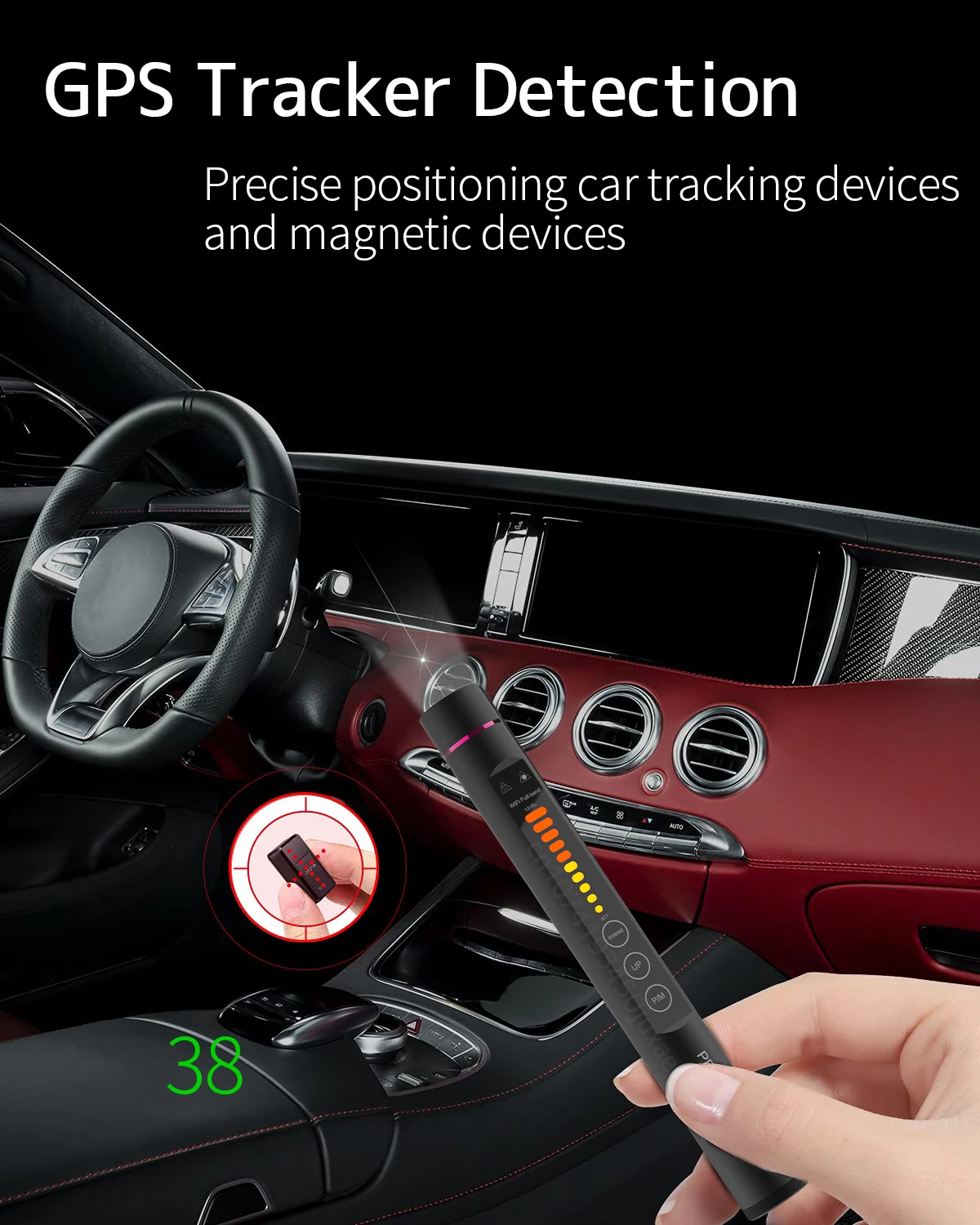 Wireless Hidden Camera Detectors Anti Spy Devices Spy Bug RF Listening Car GPS Tracker Signa hidden camera detector,infrared camera detector,camera detector