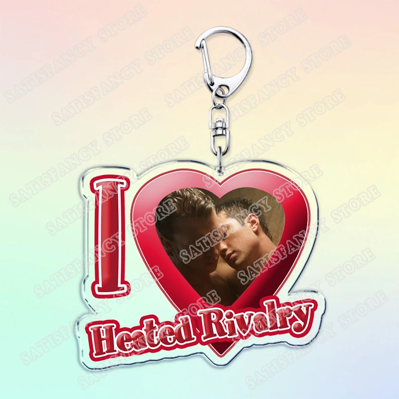 Heated Rivalry Heart Keychain - TV Show Inspired Jewelry Gift