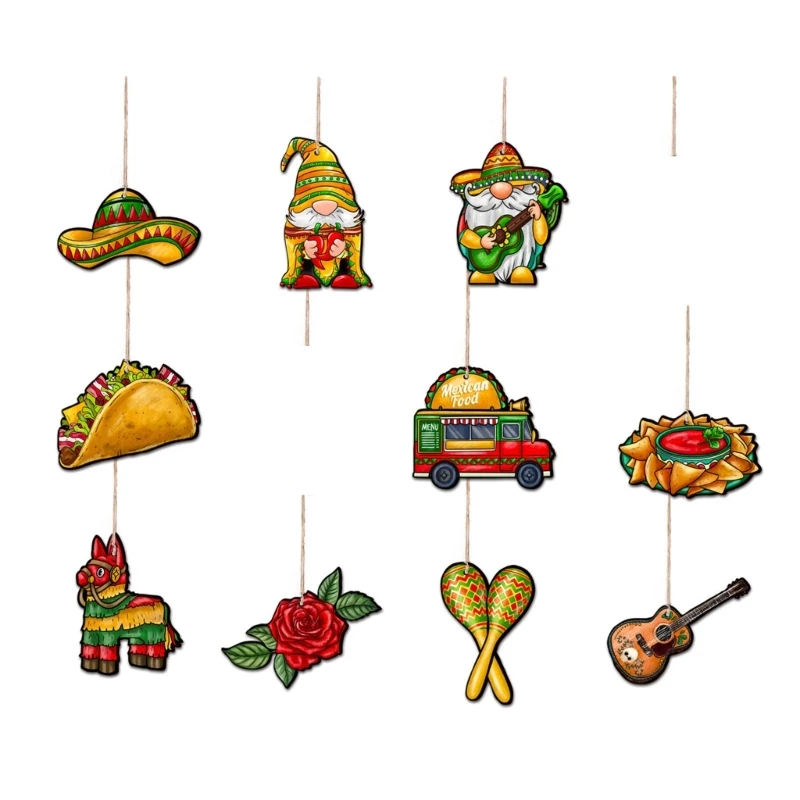 

Mexico Gnome Pendants Mexico Party Supplies for Tree Hangings Ornament K92A