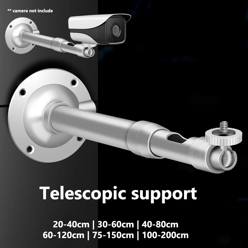 White/Black/Silvery Projector Bracket Wall Ceiling Mount 360 Degrees Adjustable Projector Hanger Holder Security Camera Stand