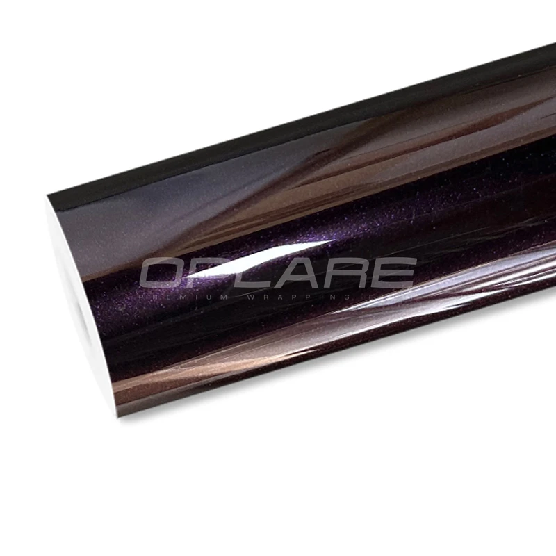 

Highest quality PET Gentian Purple vinyl wrap film gloss metallic film plastic release liner for car wrapping quality Warranty