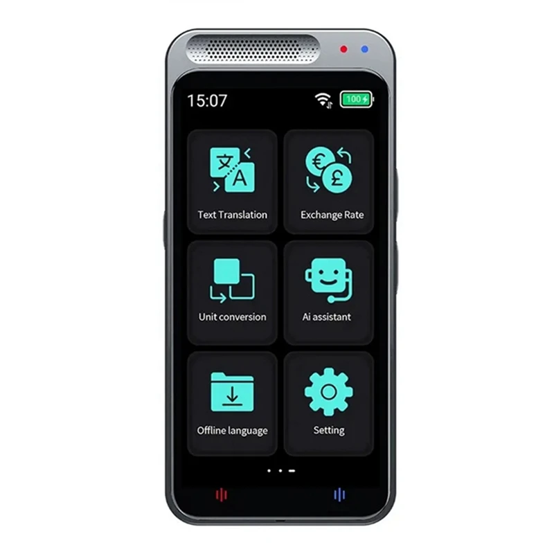 

New Z6 AI Intelligent Voice Translator 138 Languages Simultaneous Translation Translator Photo Translation Durable