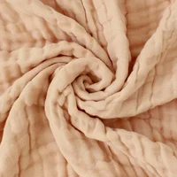 6 Layers Bamboo Cotton Baby Receiving Blanket Infant Kids Swaddle Wrap Blanket Sleeping Warm Quilt Bed Cover Muslin Baby Blanket 3