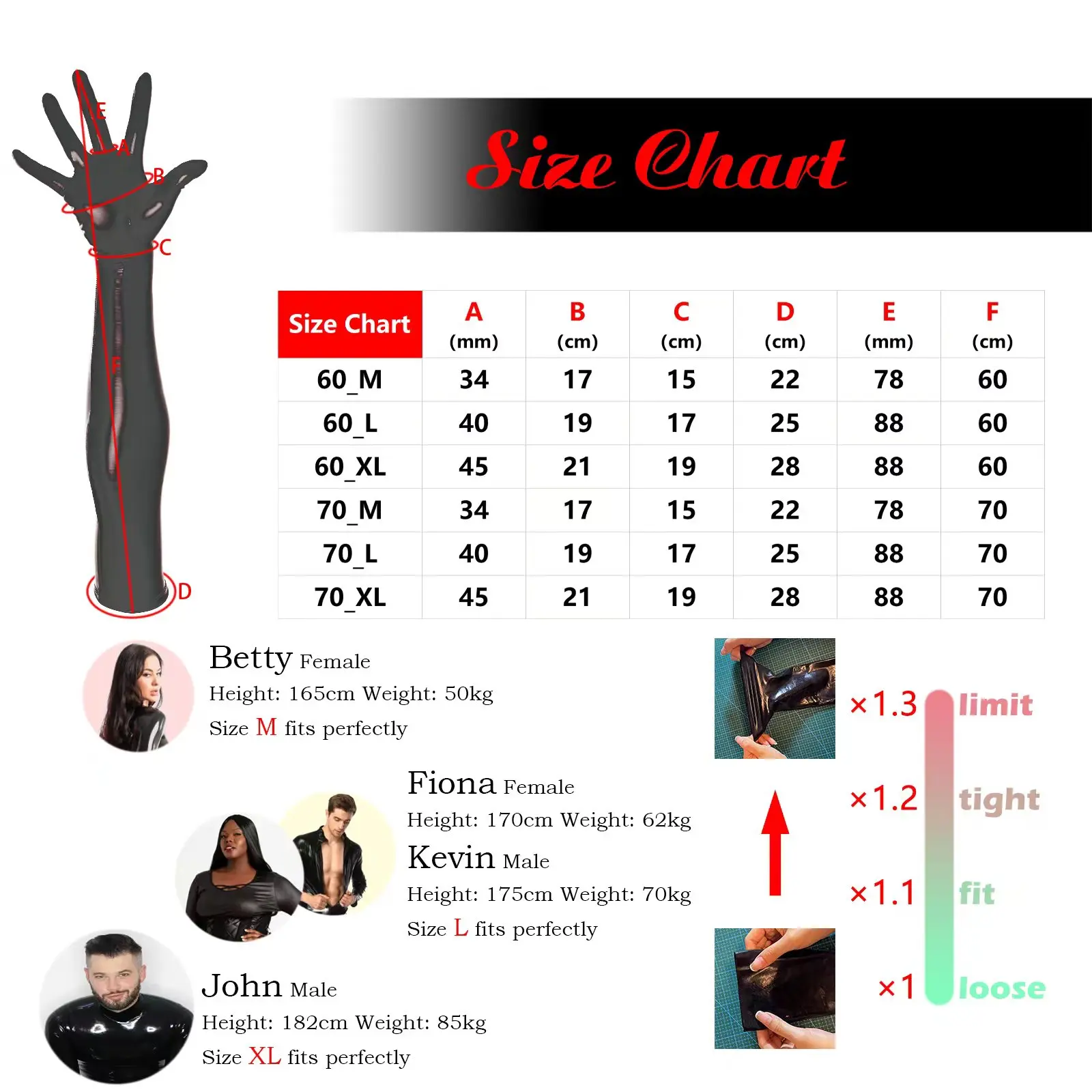 Leather Gloves Full Finger Gloves Male Gloves Women's Shiny Faux Leather Long Gloves For Men Latex Fetish Patent Leather Full Fingers Elbow Glove Cosplay Accessory