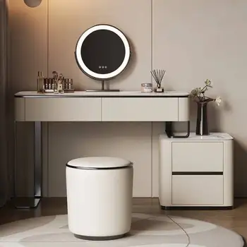 Table Dressing Furniture Woman Dressing Bedroom Luxury Makeup Bedside Dresser Items Hotel Organizer Vanity Tocadores Desk Chair