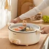 8L 2000W Electric Hotpot Multi-functional Cooking Pot Non-stick Household Mandarin Duck Electric Hot Pot Multi Cooker 220v 3