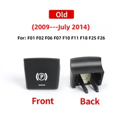 Sleek Metallic Electronic Parking Brake Switch Cover (Old Model)