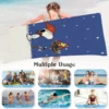 Snoopy Cute Room Decor For Beach Towels Shower Towel Sauna Travel Spa Microfiber Quick Dry Gym Accessories 3