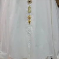 Chemisiers à manches longues en coton de luxe haut de gamme pour femmes, printemps, automne, été 2026, hauts décontractés chics, vêtements pour femmes, blusa 4