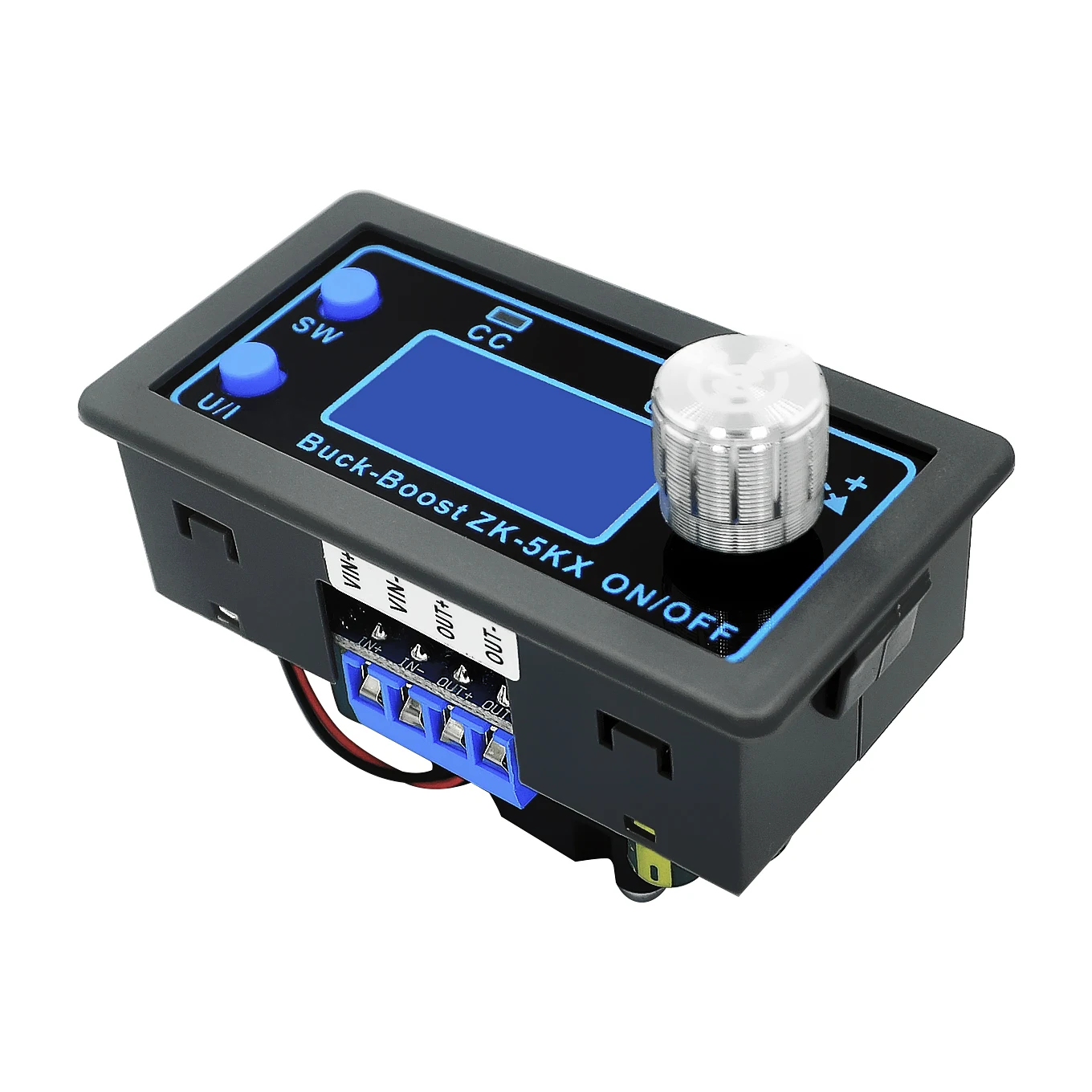 Enhanced Adjustable DCDC Buck Boost Converter Power Module, 0.5-30V 4A, Regulated Laboratory Power Supply