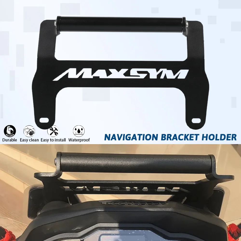 

Motorbike Smart Phone Support Stand Holder 2021 Accessories For SYM MAXSYM TL 500 TL500 2019 2020 GPS Navigation Plate Bracket