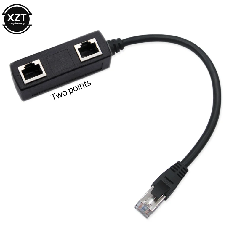 

Разветвитель RJ45 для локальной сети Ethernet, соединитель RJ45, разветвитель, Переходный кабель для сетевого удлинителя ПК, кабель с 1 штекером на 2/3 гнездом