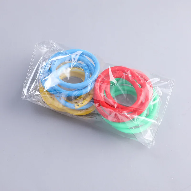 10 Pcs 16/20/28/32mm Plastic Ring Binder DIY Albums Circle Loose-leaf Book Hoops Opening Office Binding Supplies Photo Album plastic binding rings metal binder ring loose leaf binding coil book binding supplies plastic binding coil