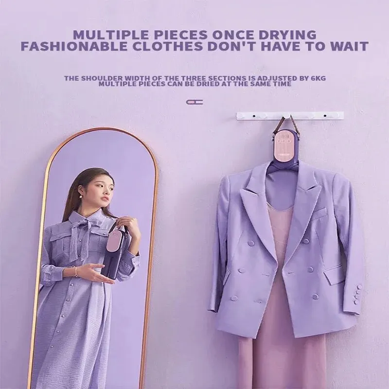 Portable Dryer Folding Drying Clothes Rack Heat By Shoe Drying Machine Small Folding Clothes Rack Efficient and Unique 3