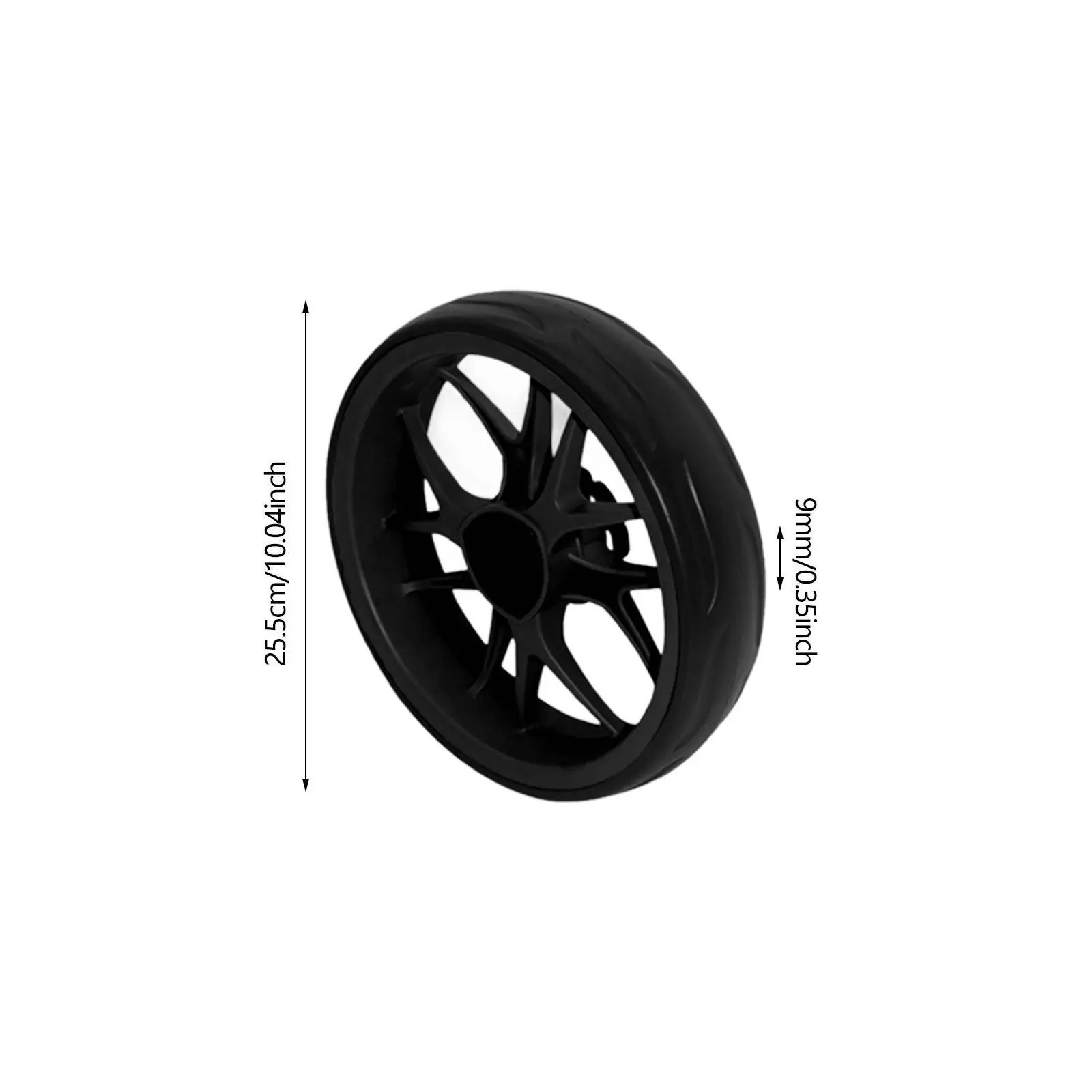 Golf Trolley Wheel Golf Push Cart Wheel Lightweight High Performance Compact Easy Installation Portable Replaces Part