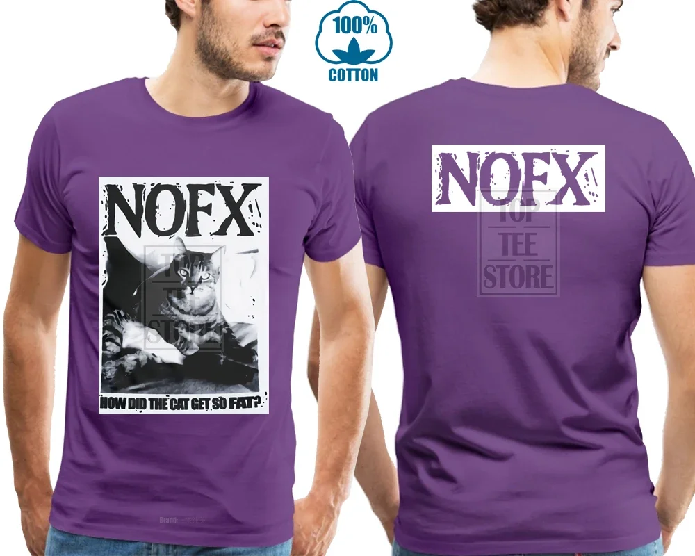 NOFX FAT Tシャツ　白 その他ブランド(ソノタブランド) / NOFX LIZA and Louise/fat