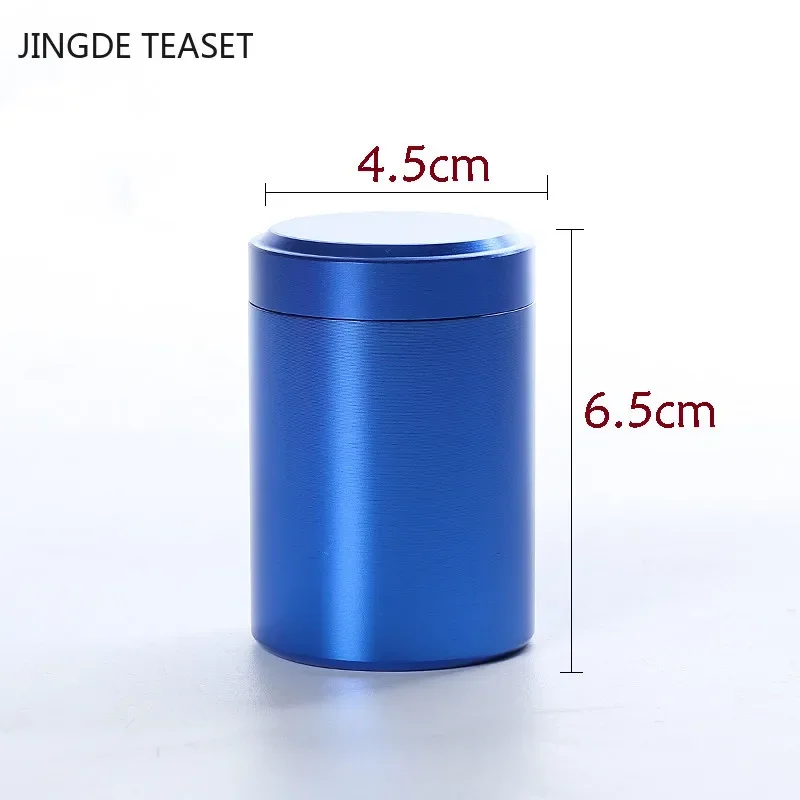 Mini Metal Tea Caddy sealed storage tank Portable travel Tea Boxes tea tin containers coffee canister Kitchen Spice Candy jar Tea tin box,tea canister,airtight container