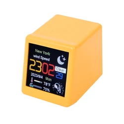 Intelligent Weather Display with Animated Photo Album and WiFi Connectivity (YELLOW)
