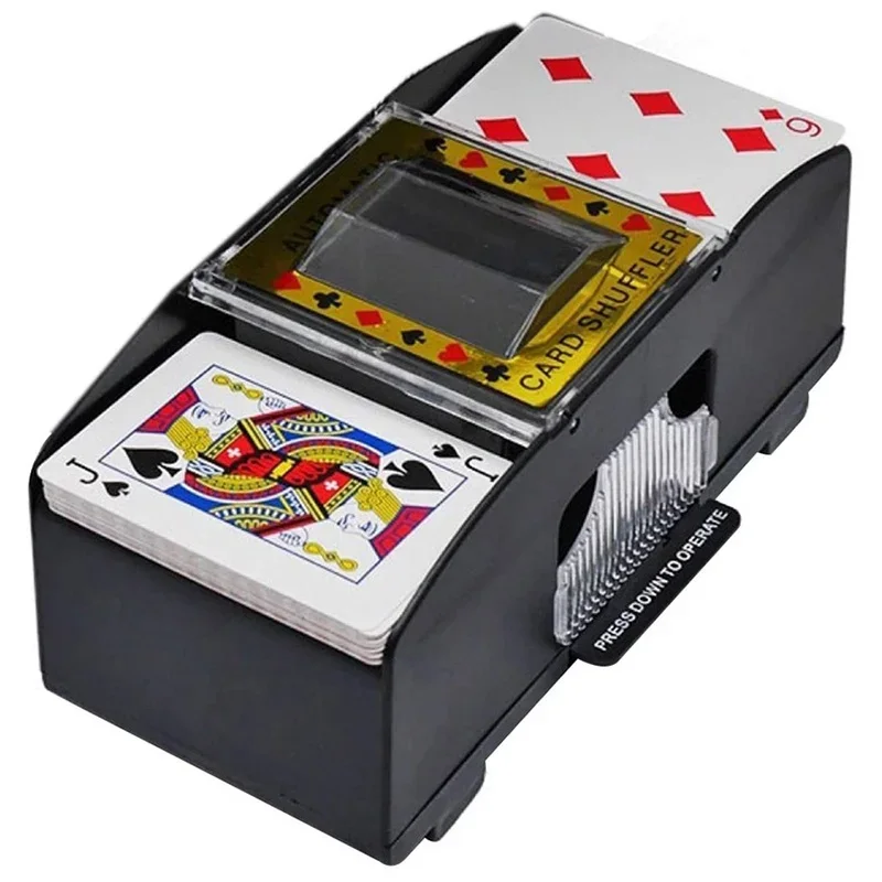 Card shuffling tool Board Game Poker Playing Cards Electric Automatic Poker Shuffler Casino Robot Card Shuffler Shuffling Machine Playing Tool