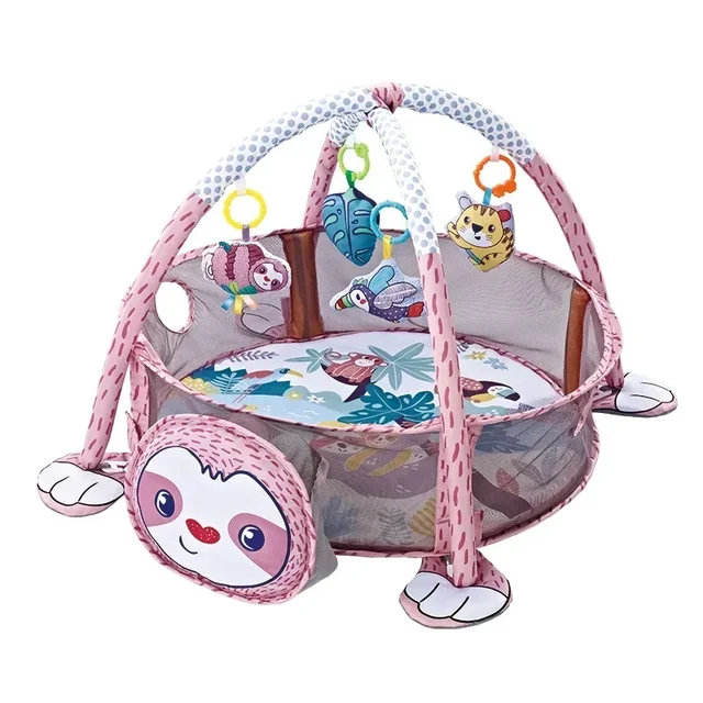 Multifunctional Baby Game Gym Play Mat Climbing Mat Fitness Rack Infant Educational Toys Rug Blanket Ball Pit Activity Pool Gift 5