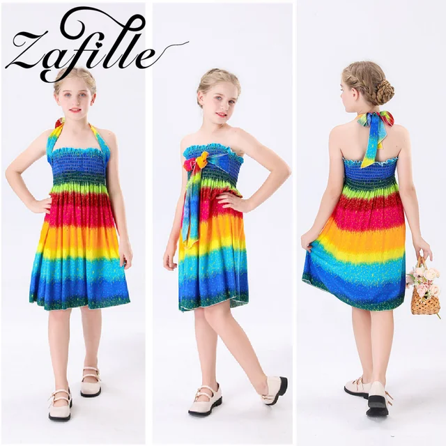 ZAFILLE Halter Strap Mom And Daughter Dress: A Fashionable Choice for Party and Wedding