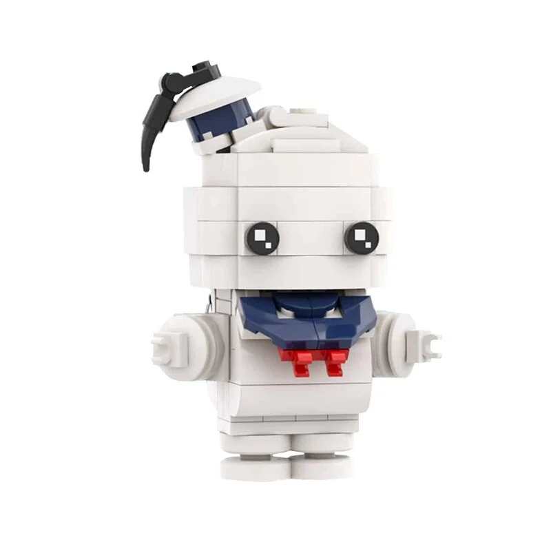 

MOC Ghost Hunting Team Figure Mummy Building Blocks Kit Sickle Cartoon Character Horror Brickheadz Bricks Toy For Child Gift