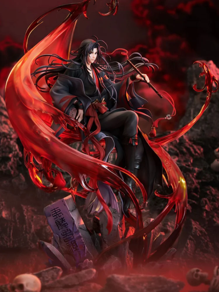Figura Wei Wuxian / Lan Wangji De Anime Con Caras Intercambiables | Modelo PVC De 10 Cm Para Coleccionar Y Decorar | Regalo Ideal Para Fans De Mo Dao Zu Shi