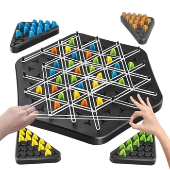Triangle Chain Chess Board Game 1