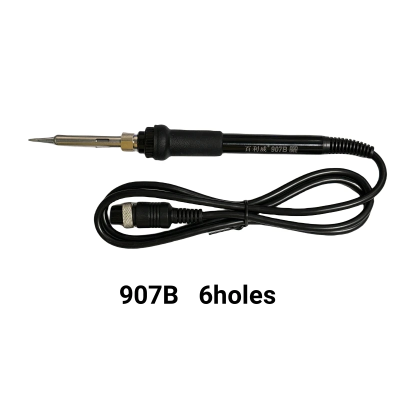 936 Soldering Station 907 Thermostatic Soldering Iron Handle 5 Pins 6 Holes 7 Holes Electric Soldering Iron Replacement Handle 6