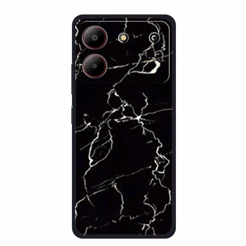 Marble TPU Soft Silicone Back Cover - Colorful Phone Case