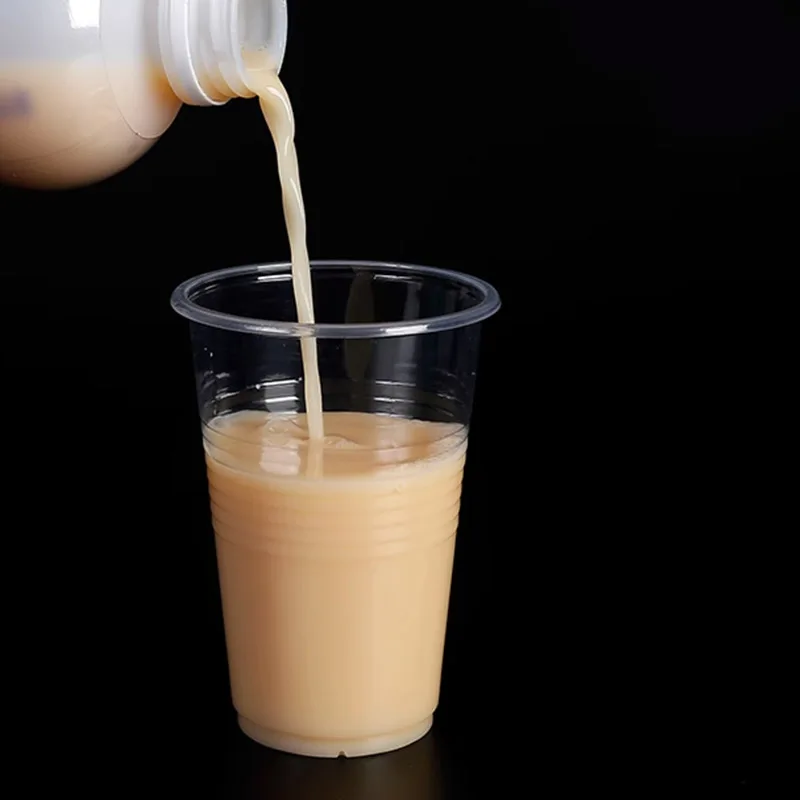 Description Picture 3 of item50/100PCS Disposable Transparent Plastic Cup Cold Heat Resistant Plastic Cup Outdoor Picnic Birthday Kitchen Household Tools