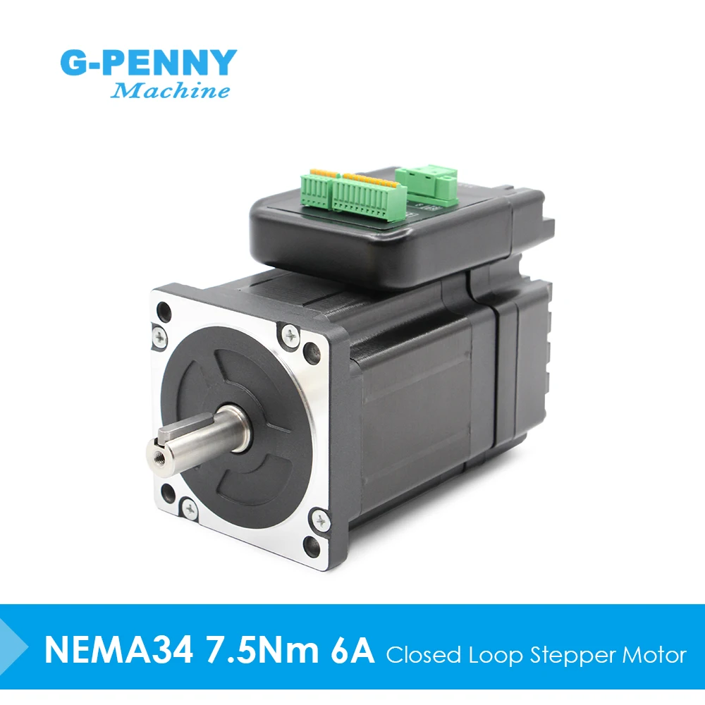 

Новое поступление! 7,5нм шаговый двигатель с замкнутым контуром и драйвером 6,0 A 24-80 в D = 14 мм встроенный шаговый Серводвигатель и драйвер