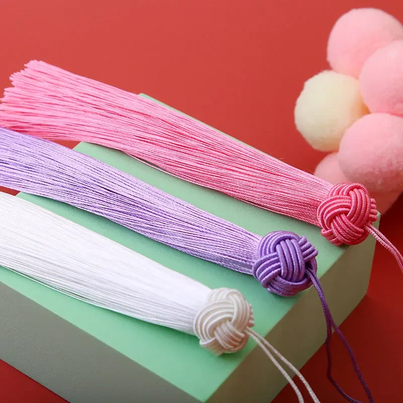 Tassels Pineapple Cap Tassel Handmade Silky Tassels for Jewelry Making Crafts DIY Bookmark Supplies 1/2Pcs 14CM tassel accessories tassel trim bookmark tassels silky floss tassels