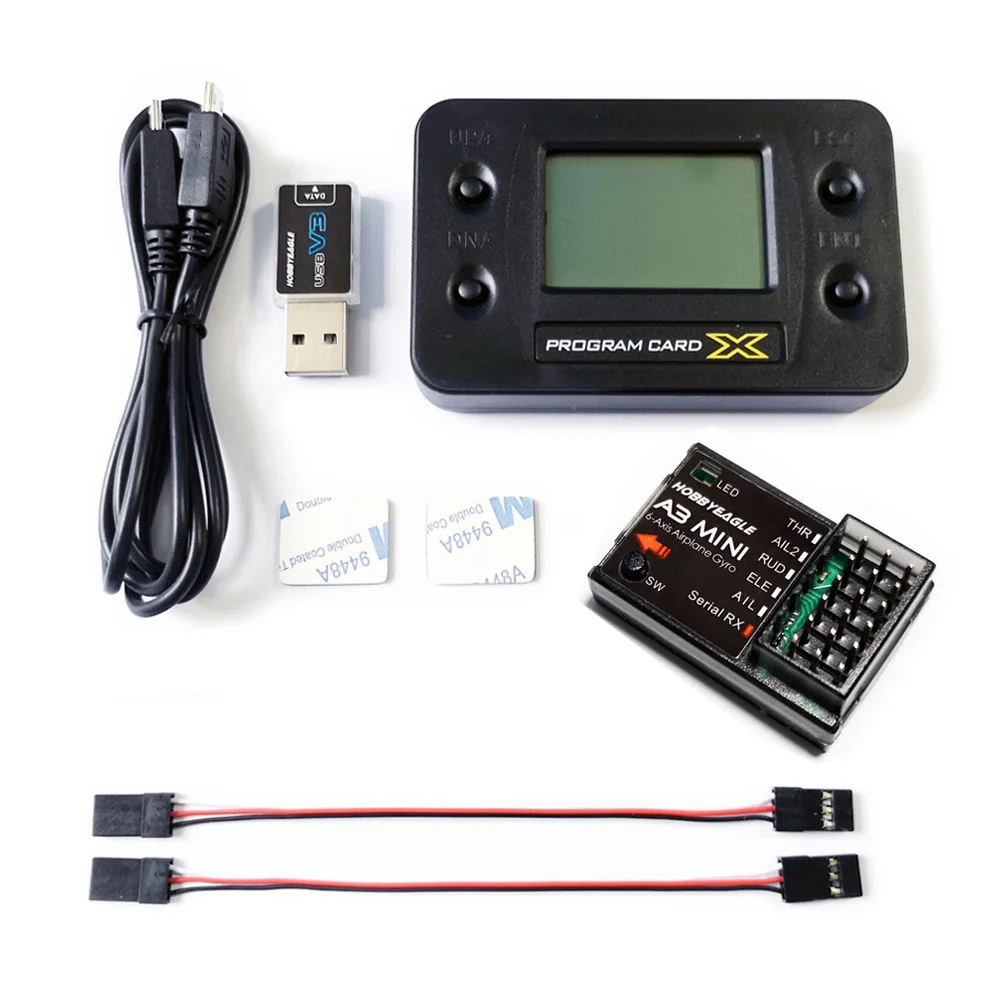 Hobbyeagle A3 Mini 6-axis Gyro Flight Control Support PPM SBUS Multi-protocol Digital Serial Receiver For RC Fixed-wing Airplane