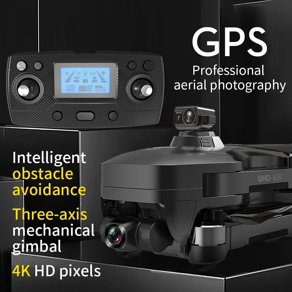 SG906MAX GPS Mini Drone Professionale 4K HD Macchina Fotografica 3-Axis Gimbal EIS 5G Wifi Evitamento Ostacoli Pieghevole Quadcopter Dron Toy1200M - immagine 5
