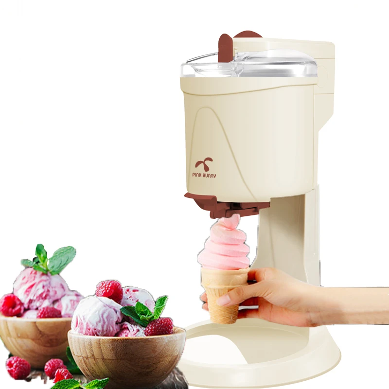 Automatic Ice Cream Maker Machine Roll Soft Serve Hard Household Small