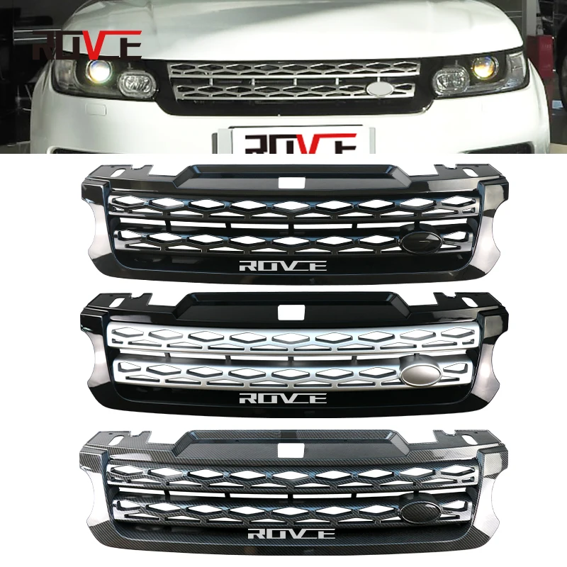 

Высококачественная Решетка переднего бампера автомобиля для Land Rover Range Rover Sport L494 2014 2015 2016 2017 года сетчатые решетки
